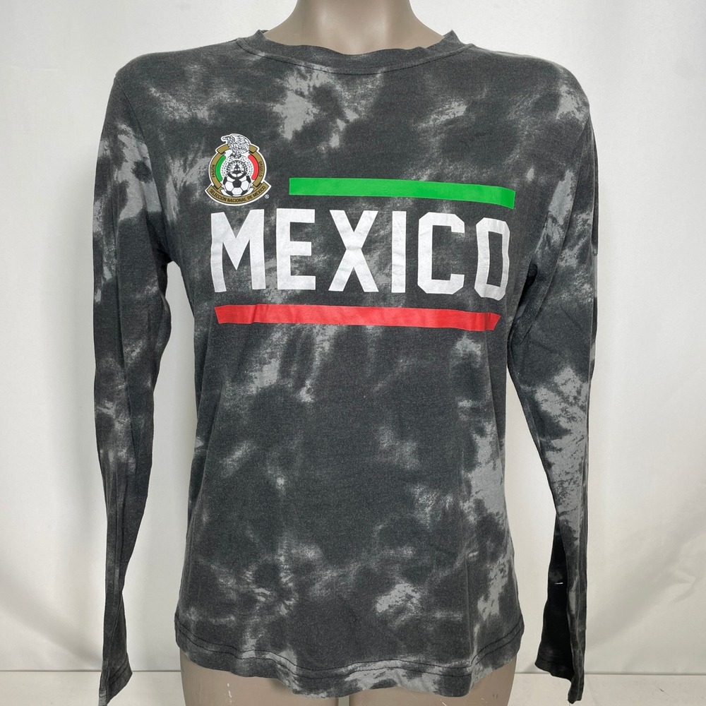 Selección Nacional de México Tie Dye Grey Long Sleeve Shirt Women's LARGE